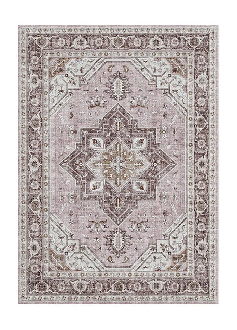 Alfombra persa retro estilo bohemio: suave, antideslizante y lavable a máquina | Perfecta para salones, dormitorios y pasillos