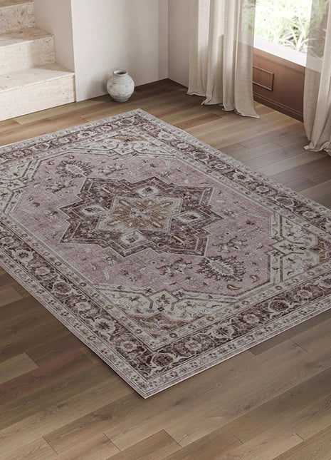 Alfombra persa retro estilo bohemio: suave, antideslizante y lavable a máquina | Perfecta para salones, dormitorios y pasillos