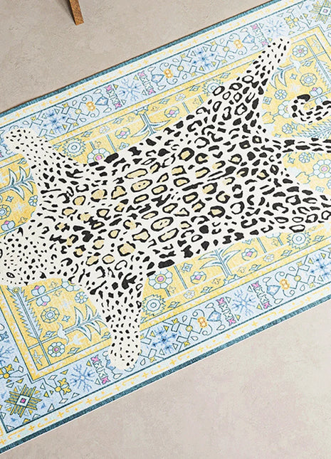 Alfombra suave y afelpada para sala de estar: antideslizante y lavable a máquina | Alfombra decorativa contemporánea para dormitorios y salones