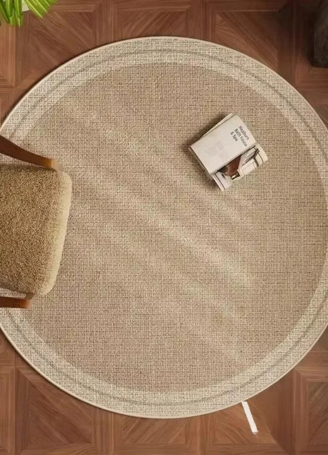 Alfombra antideslizante suave de color liso: minimalista, lavable y duradera | Perfecta para salas de estar, dormitorios y más